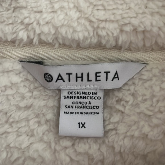 Athleta Tugga Sherpa Jacket 1x - Picture 2 of 16